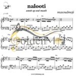 نت پیانو آهنگ نالوتی از آرش و مسیح (تیتراژه سریال ممنوعه) به همراه آکورد