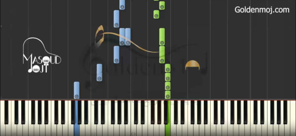 ویدیو آموزش نت پیانو آهنگ بی احساس از شادمهر عقیلی